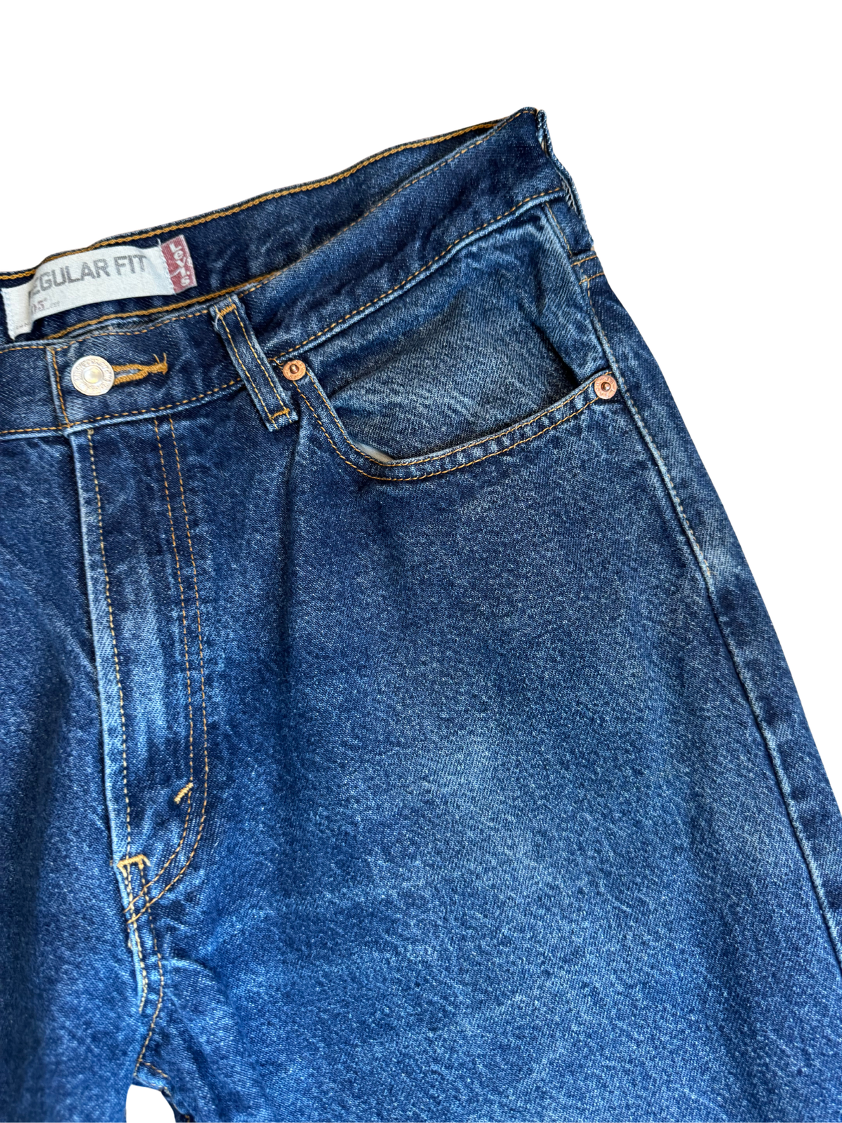 Vintage Levis 505 Mid Ink Blue: W32 L30