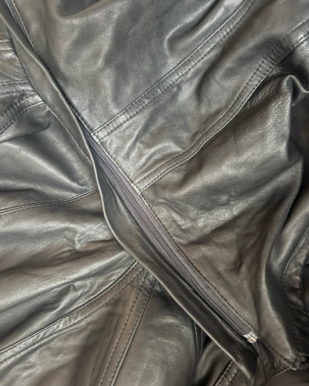 Vintage Funnel Jacket with removable hood (Black)