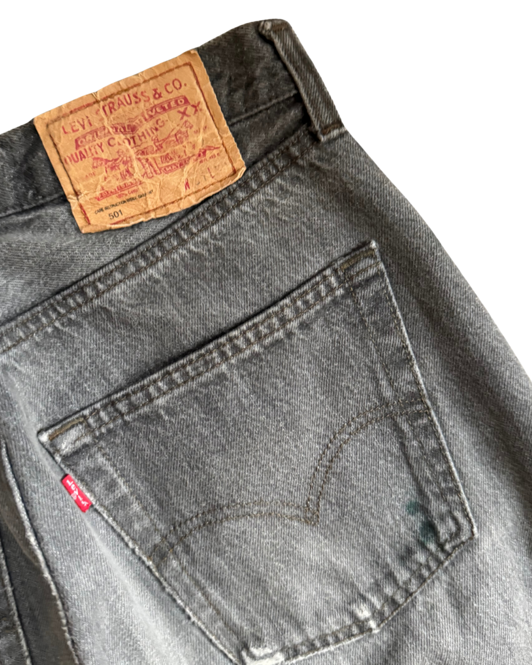 Vintage Levis 501: 90s Grey (W29 L30.5)