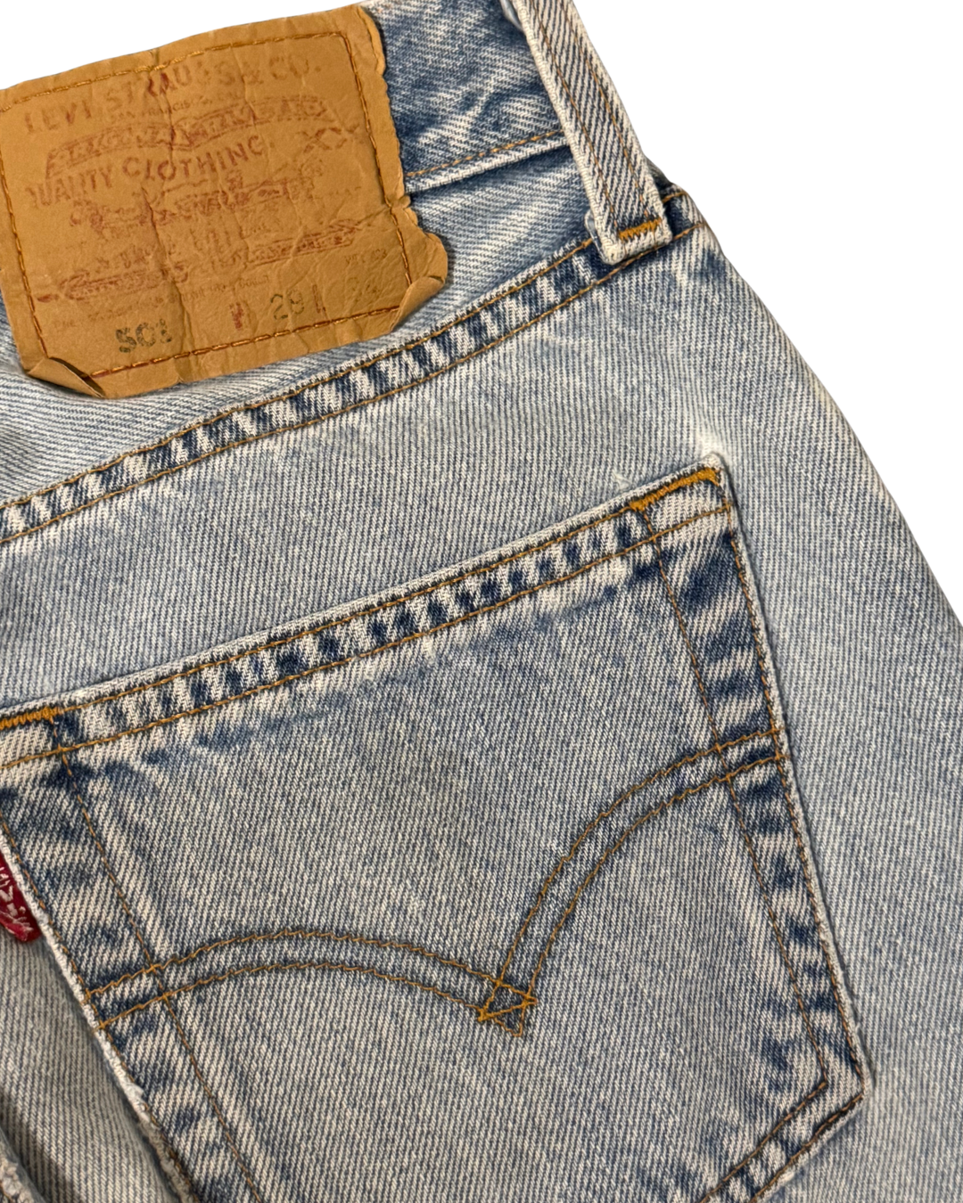 Vintage Levis 501 90s Stonewash (W28 L34)