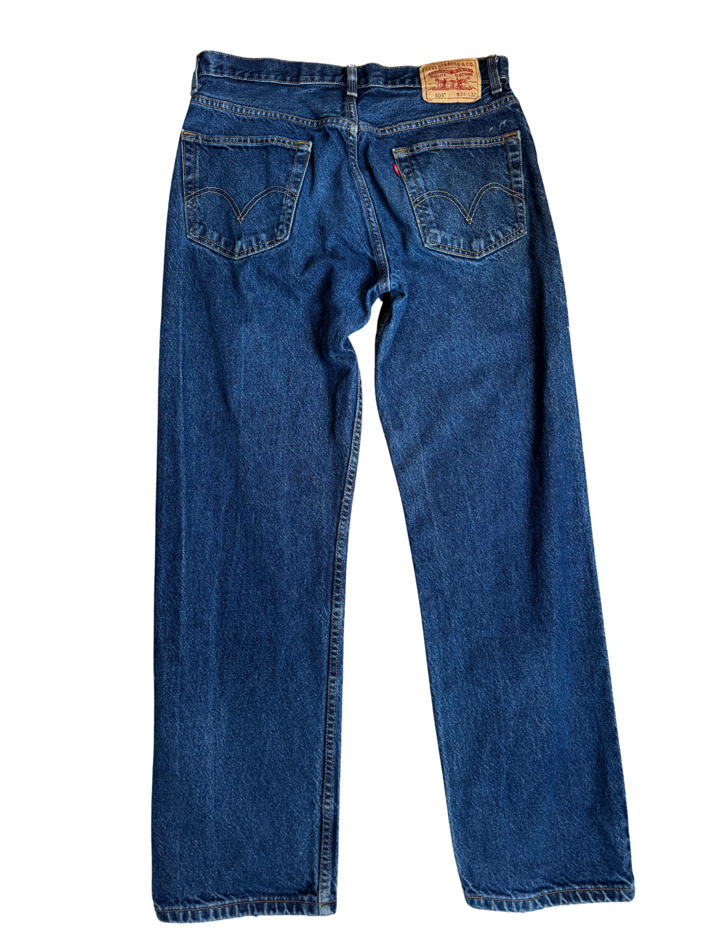Vintage Levis 505 Mid Ink Blue: W32 L30
