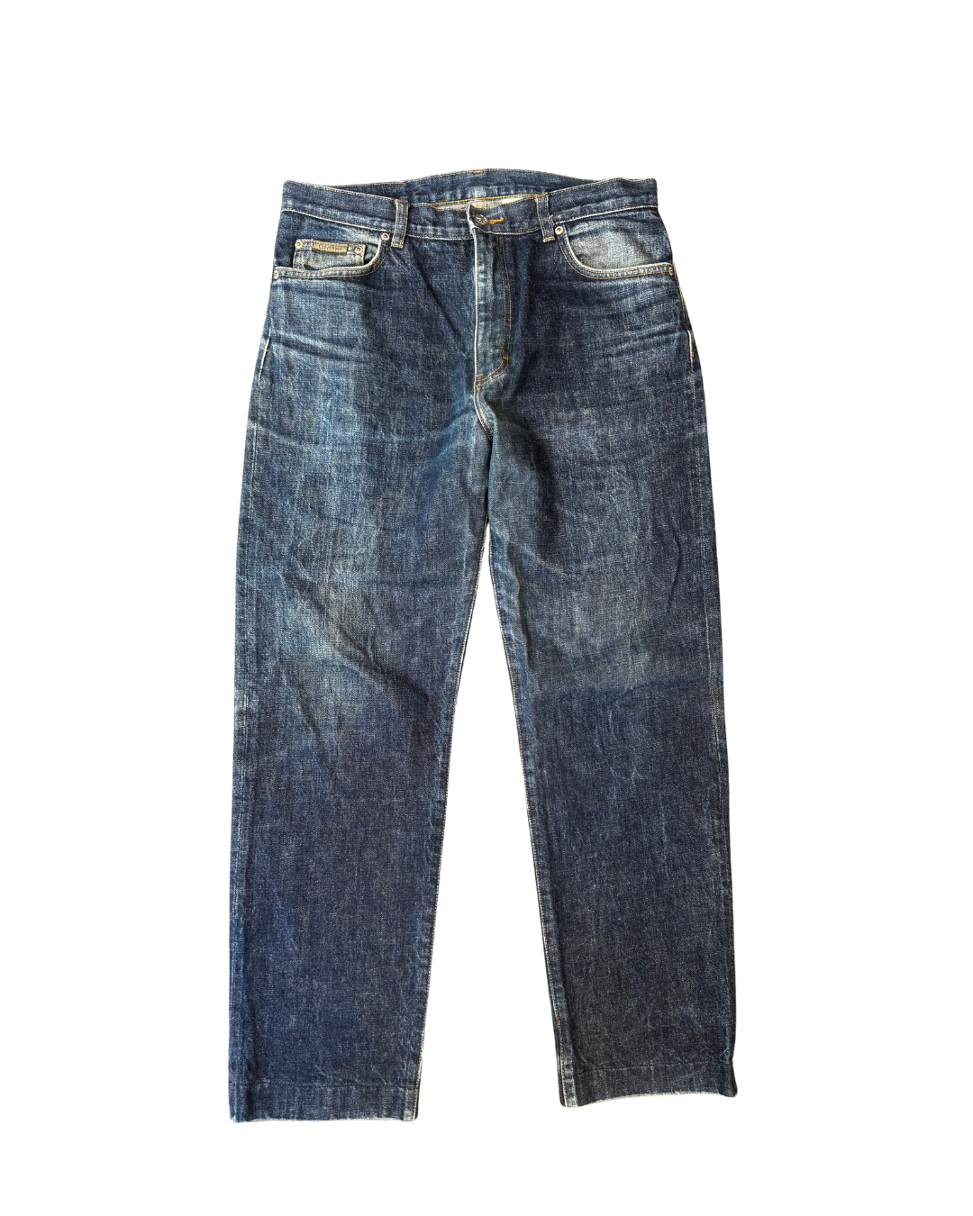 Vintage Calvin Klein Straight Leg Ink Blue: W32 L29