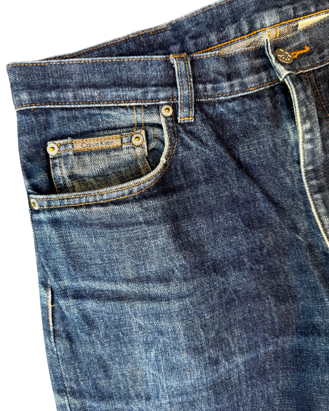 Vintage Calvin Klein Straight Leg Ink Blue: W32 L29