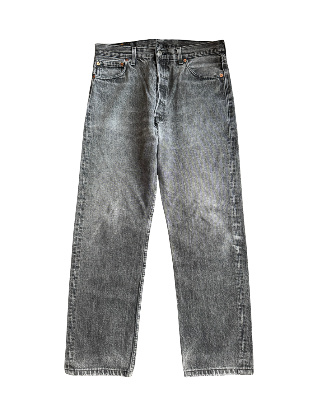 Vintage Levis 501: Charcoal Grey 1996 (W33 L30.5)