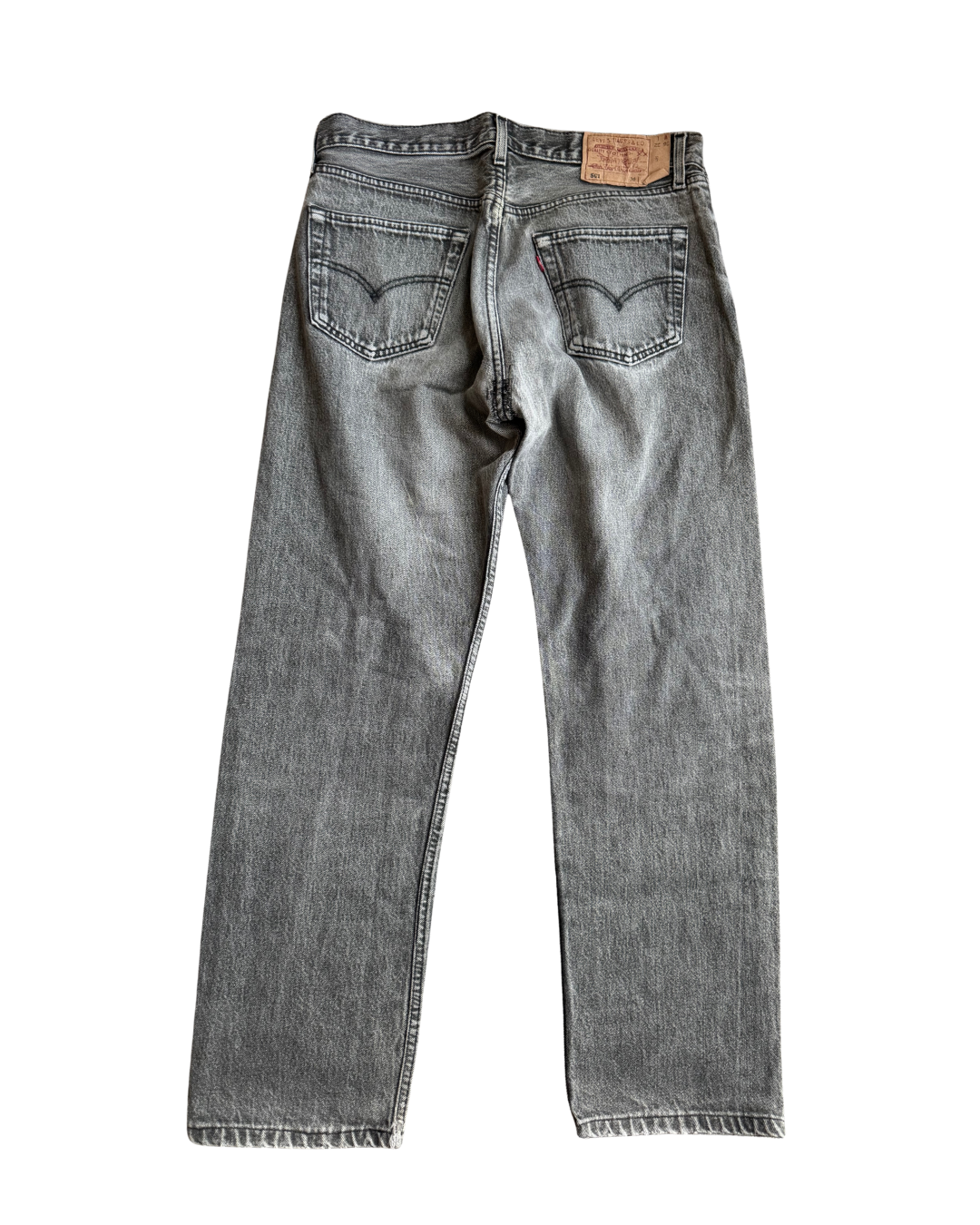 Vintage Levis 501: Charcoal Grey 1996 (W33 L30.5)