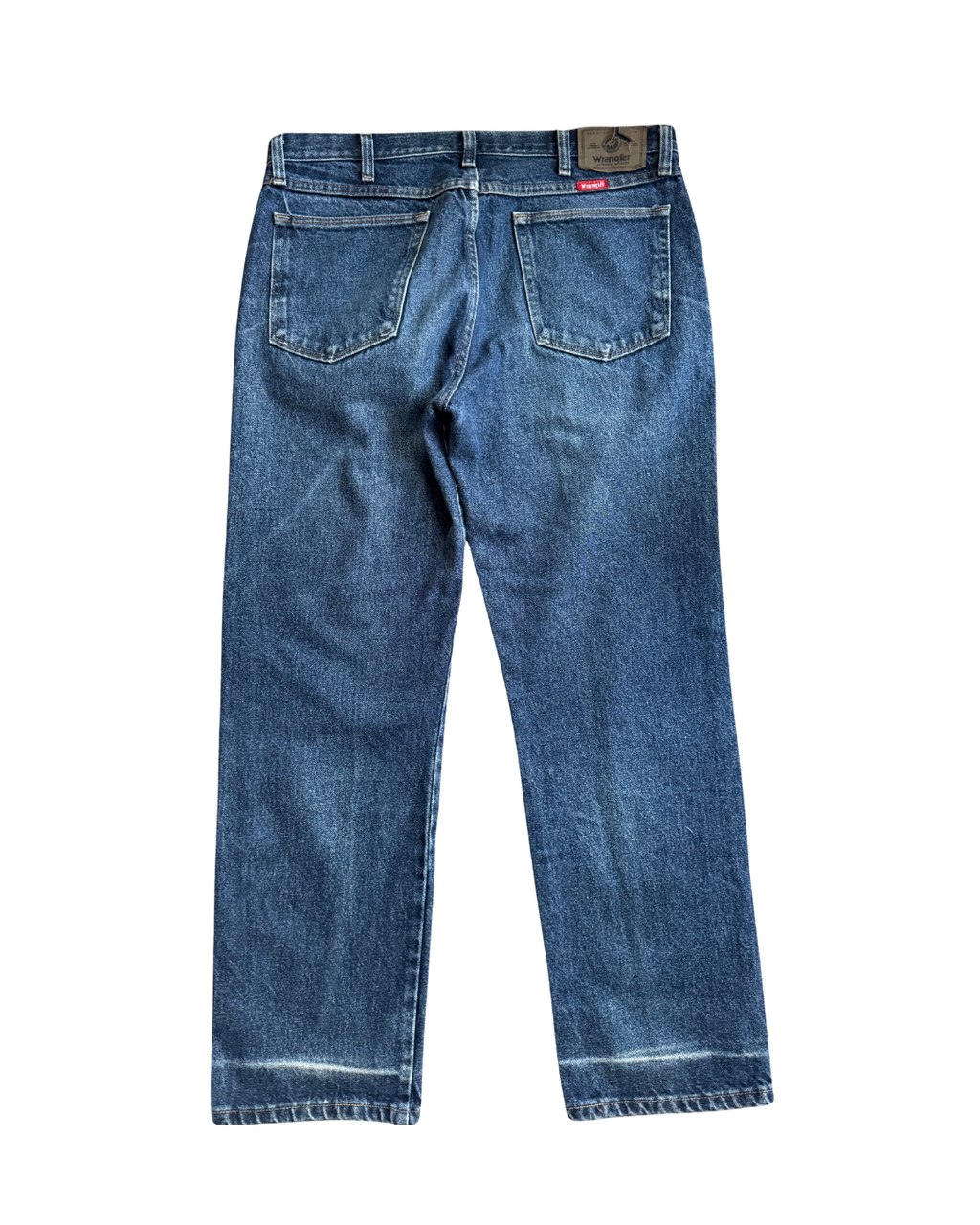 Wrangler Straight Leg: Ink Blue (W36 L31)