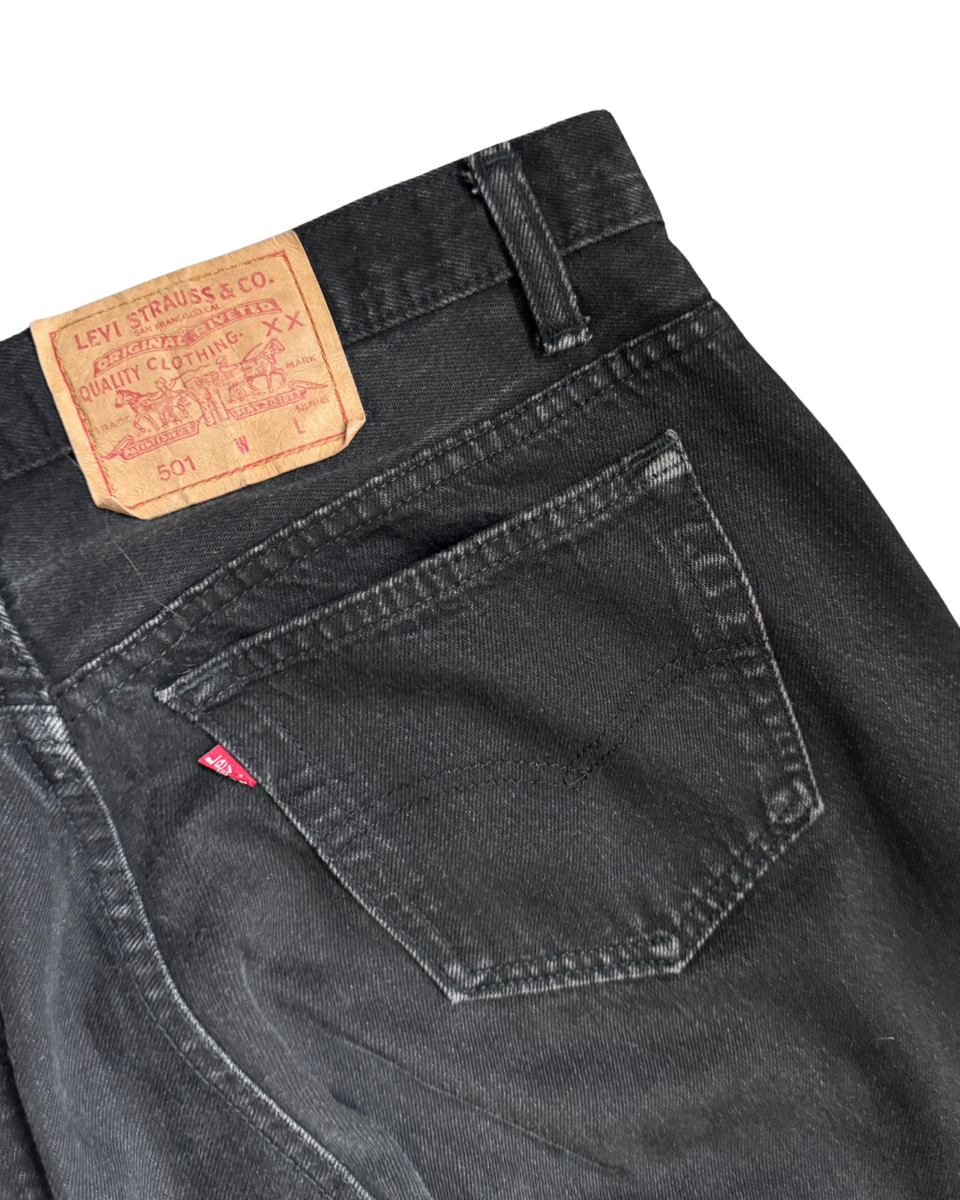Vintage Levis 501 90s: Black (W32 L30)