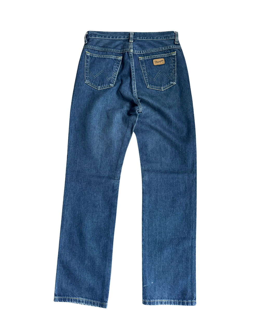 Wrangler Straight Leg: Mid Blue ( W29 L31.5)