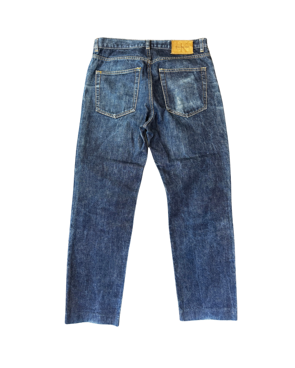 Vintage Calvin Klein Straight Leg Ink Blue: W32 L29