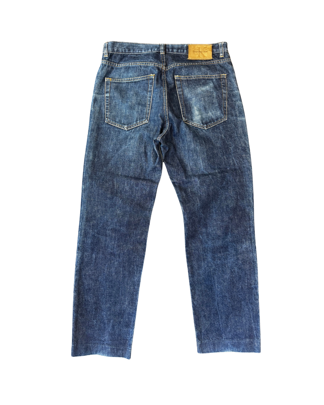 Vintage Calvin Klein Straight Leg Ink Blue: W32 L29