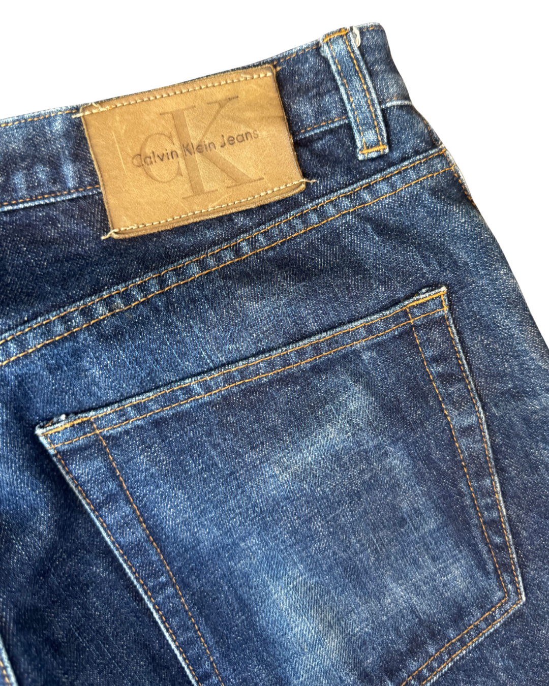 Vintage Calvin Klein Straight Leg Ink Blue: W32 L29