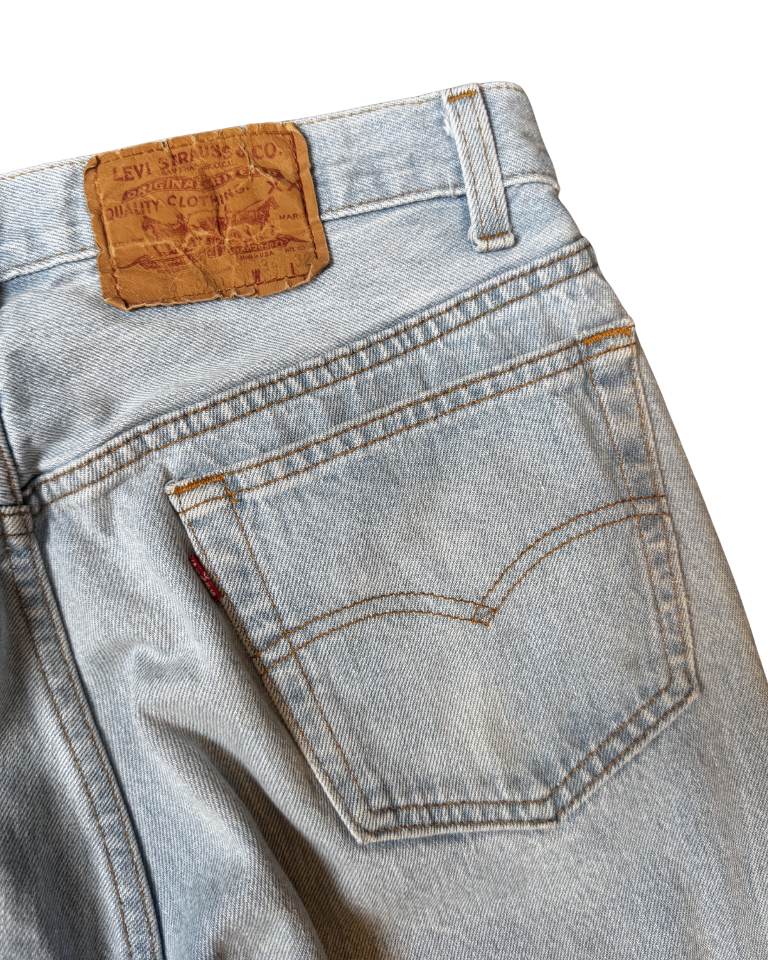 Vintage Levis 501 USA Bleached: W33 L32