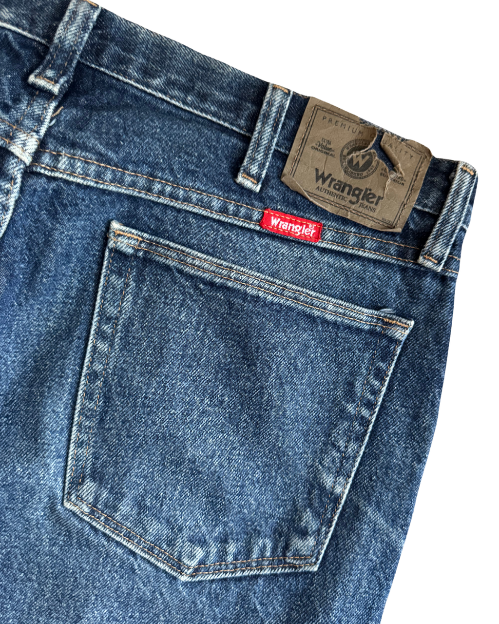 Wrangler Straight Leg: Ink Blue (W36 L31)