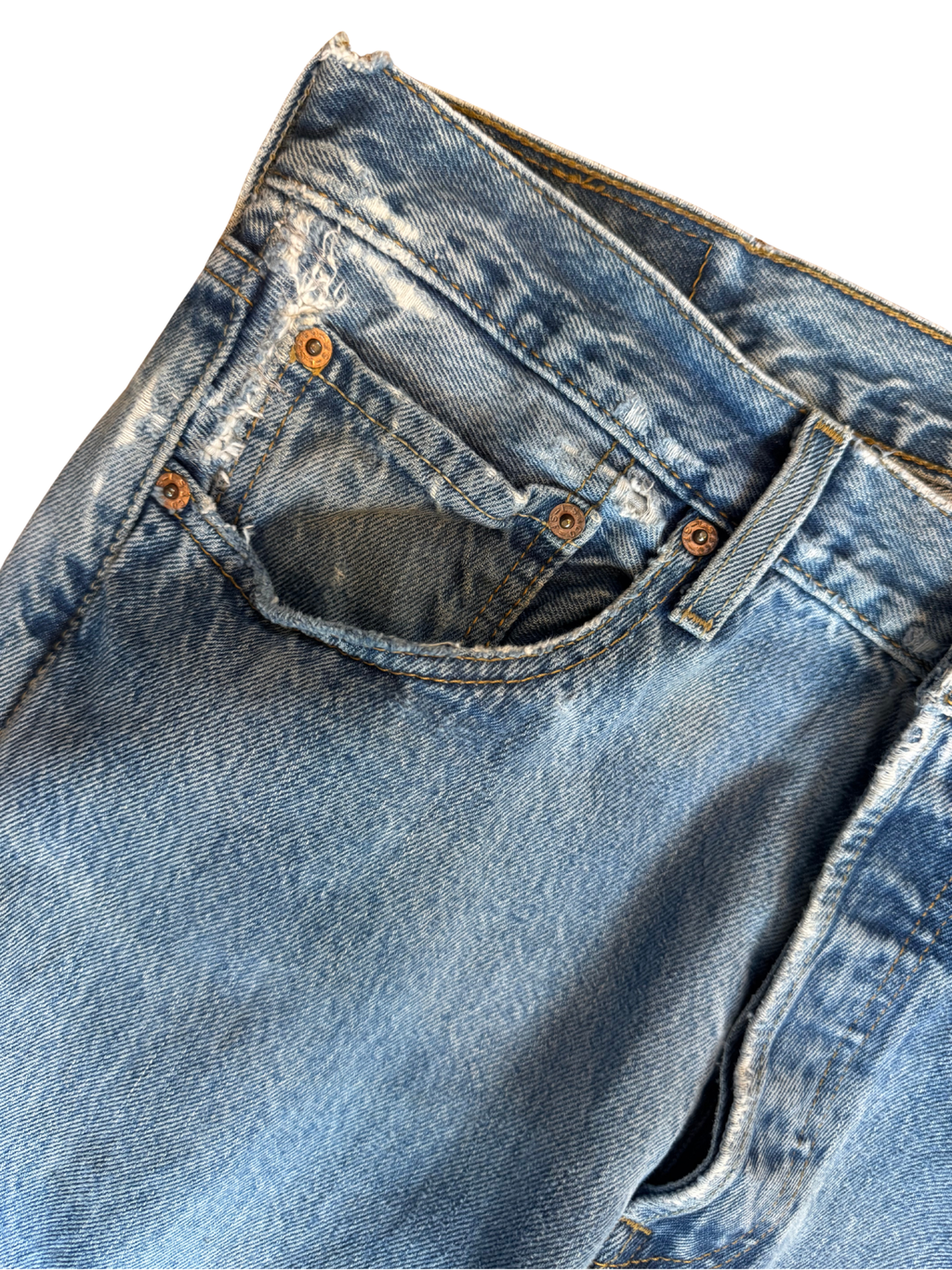 Vintage Levis 501 Stonewash: W33 L36