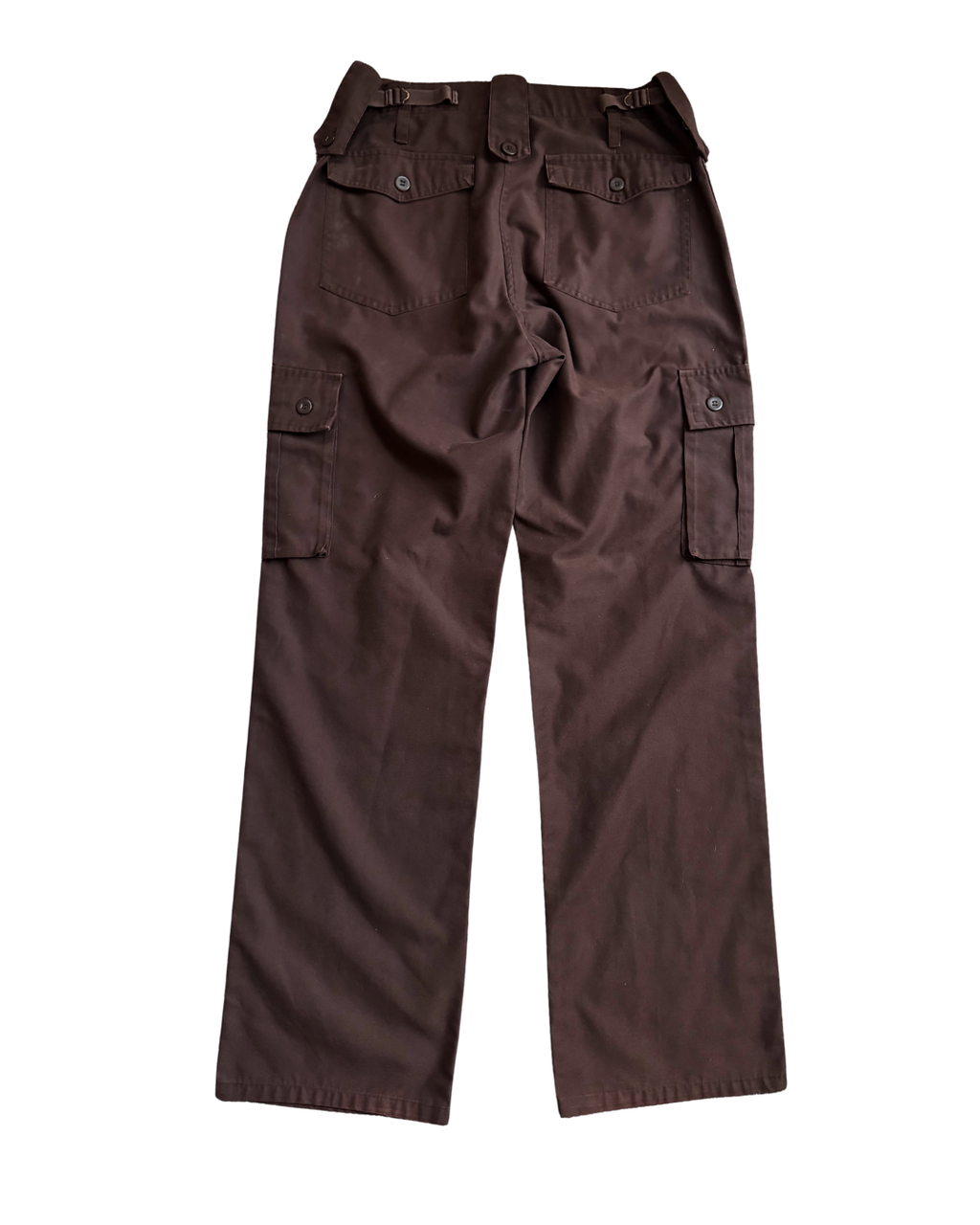 Vintage 90s Army Cargo: Dark Brown ( Waist 28-32" L32")