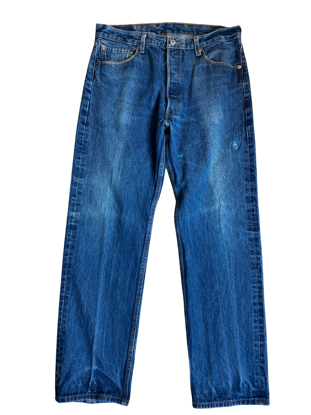Vintage Levis 501 Mid Blue: W34 L31