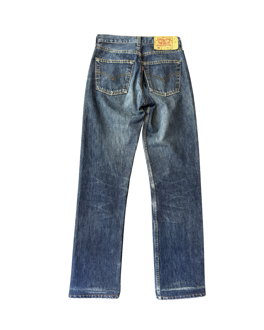 Vintage Levis 501 90s Ink Blue: W27 L30