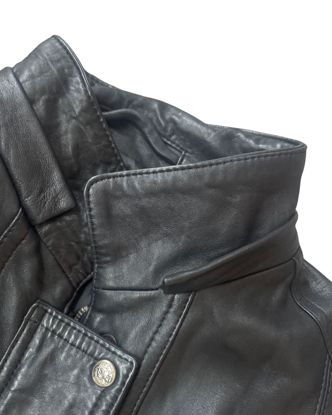 Vintage Funnel Jacket with removable hood (Black)