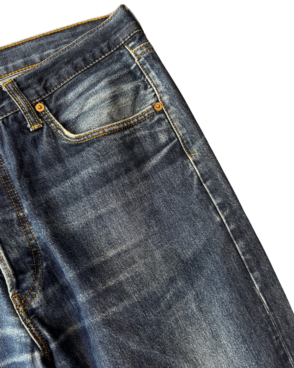 Vintage Levis 501 Dark Blue: W35 L32