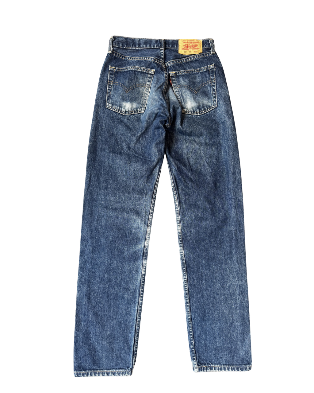 Vintage Levis 521 Straight Ink Blue: W28 L33