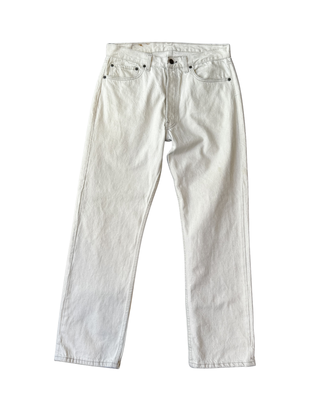 Vintage Levis 501 Off White USA: W32 L30