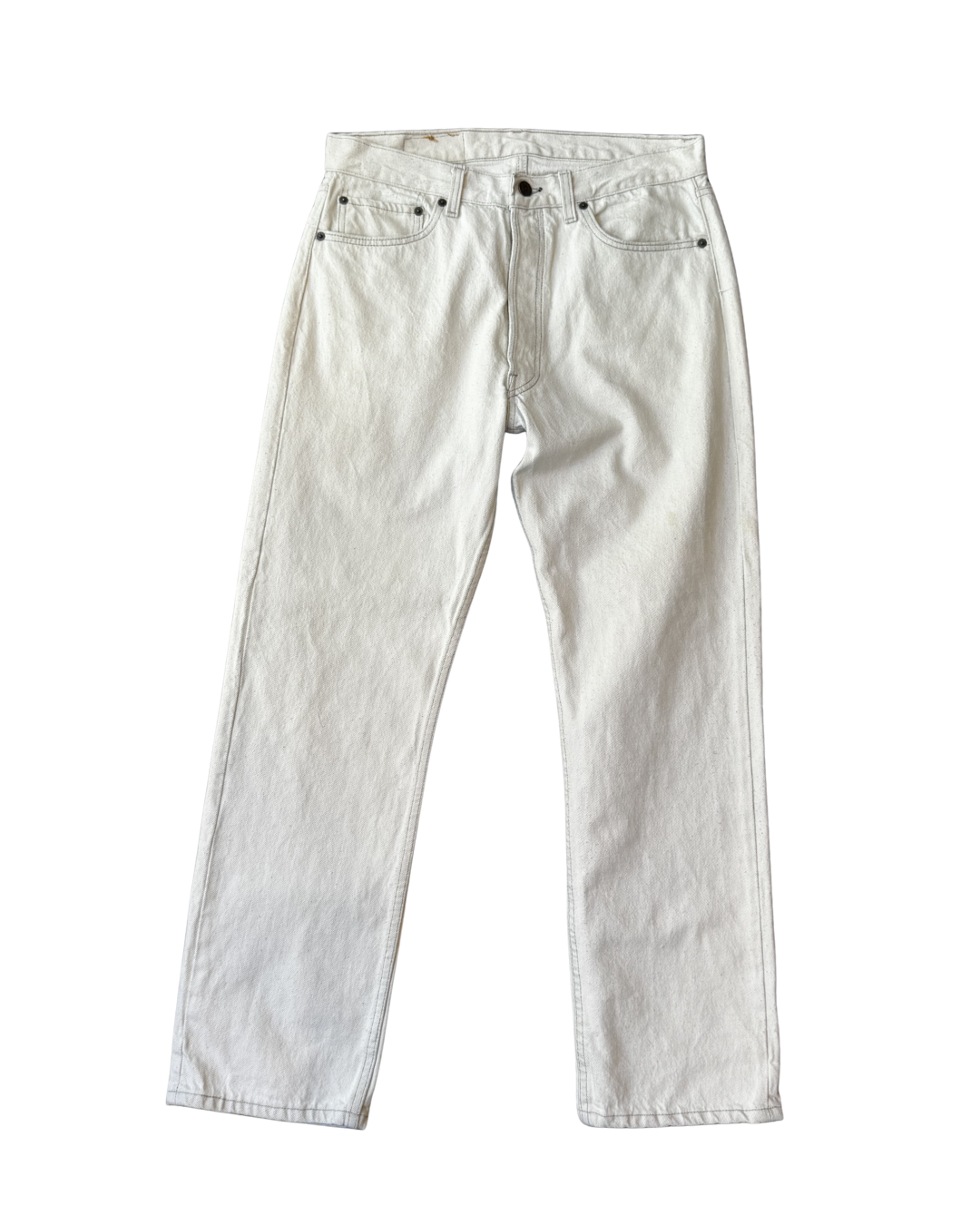 Vintage Levis 501 Off White USA: W32 L30