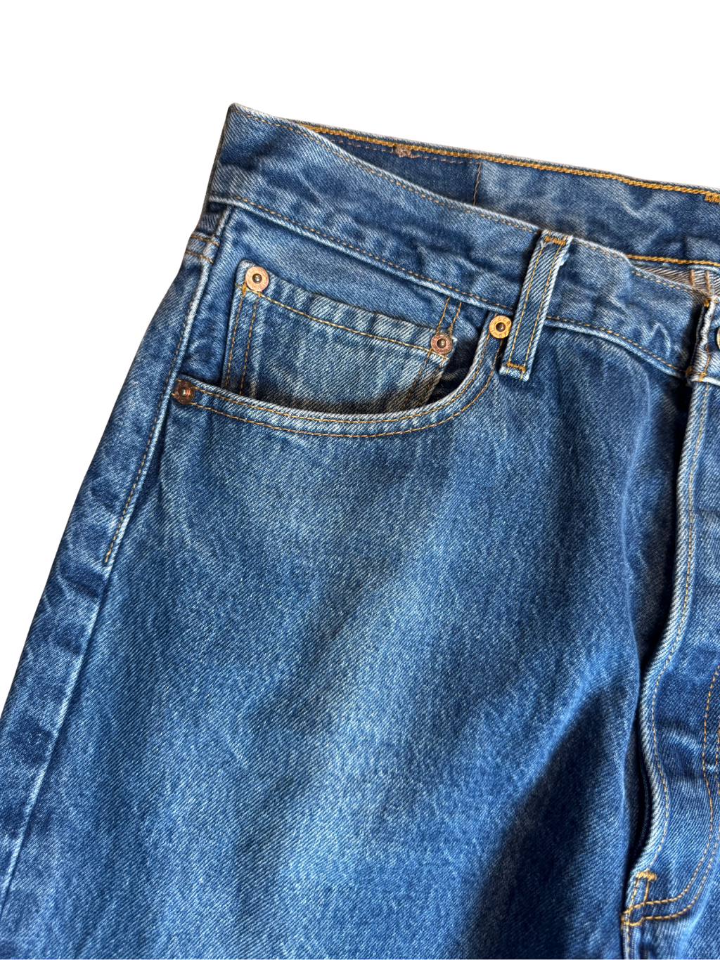 Vintage Levis 501 Mid Blue: W34 L31