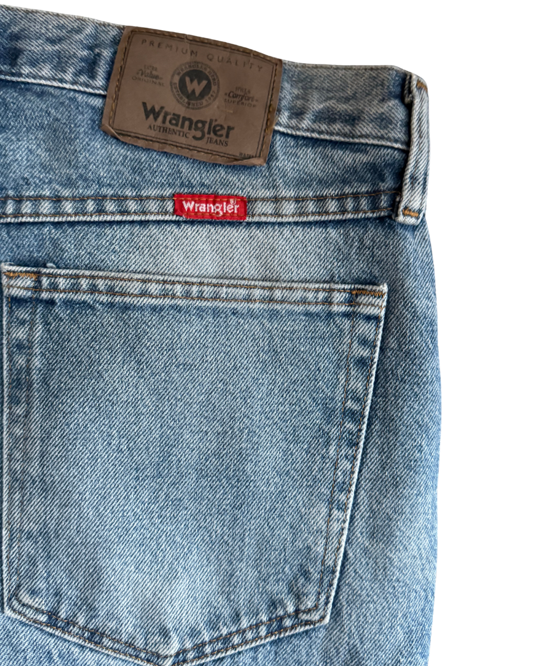 Wrangler Straight Leg: Ink Blue (W33 L32)