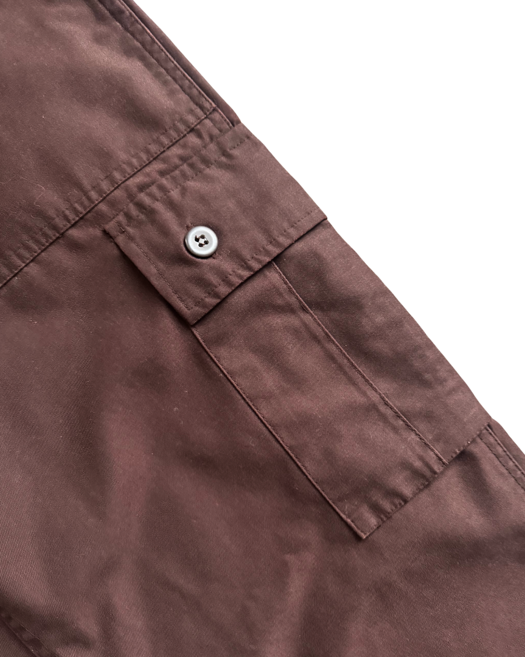 Vintage 90s Army Cargo: Dark Brown ( Waist 28-32" L32")