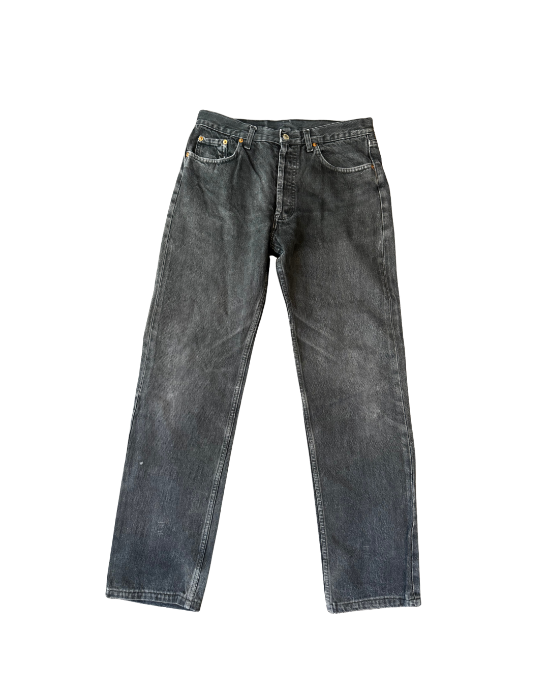 Vintage Levis 501 USA Charcoal (1985): W32 L32.5