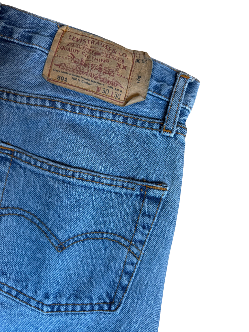 Vintage Levis 501 Stonewash : W30 L31