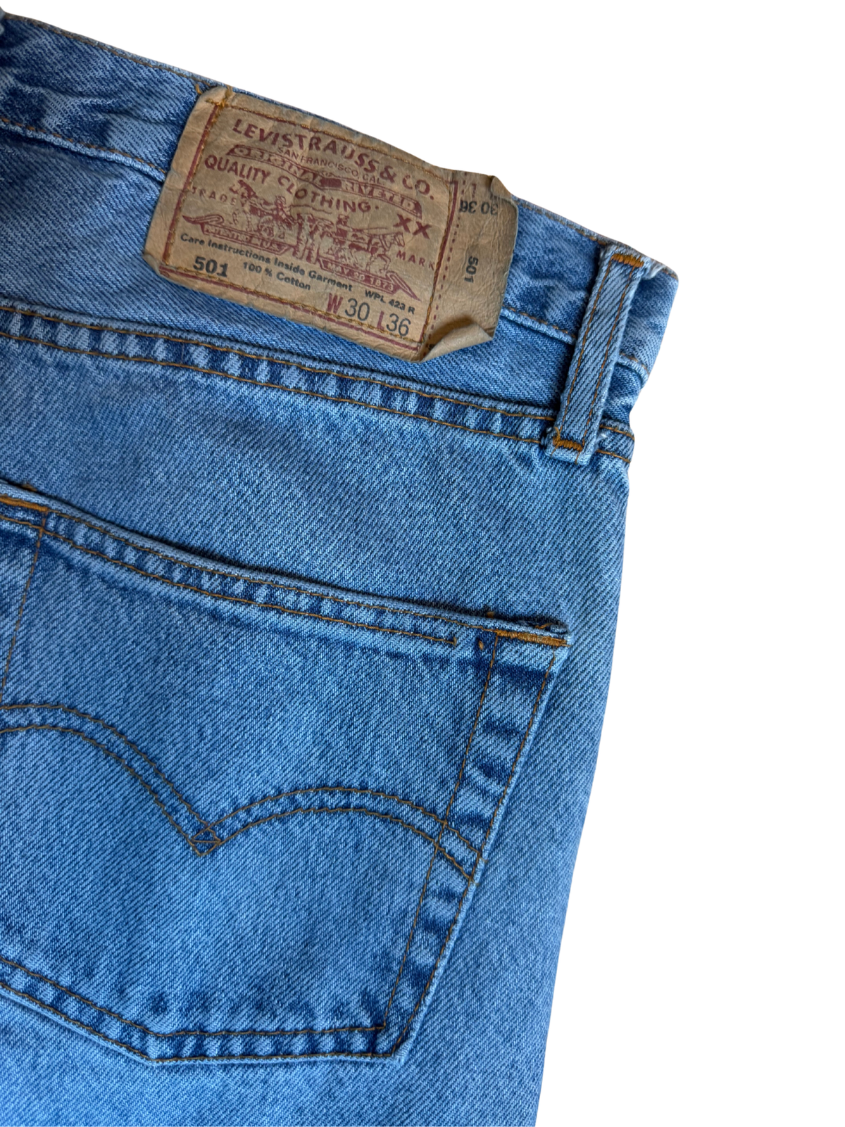 Vintage Levis 501 Stonewash : W30 L31