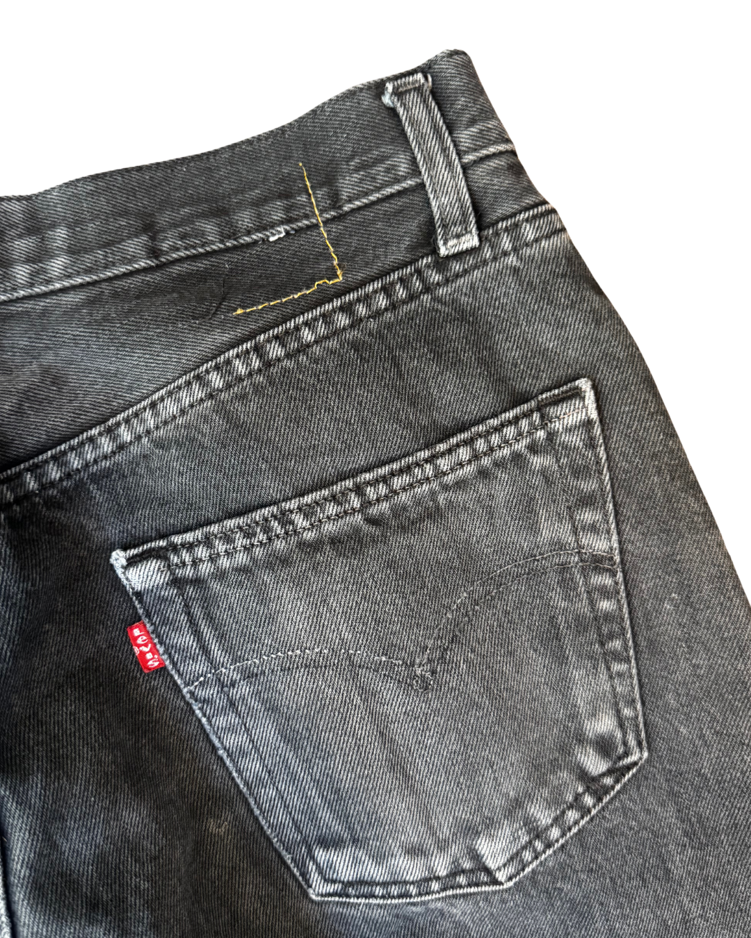 Vintage Levis 501 USA Charcoal (1985): W32 L32.5