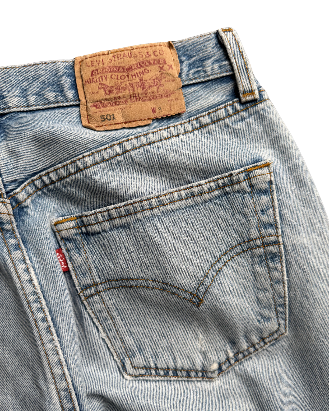 Levis 501 W31 L31.5 (Stonewash Rip)