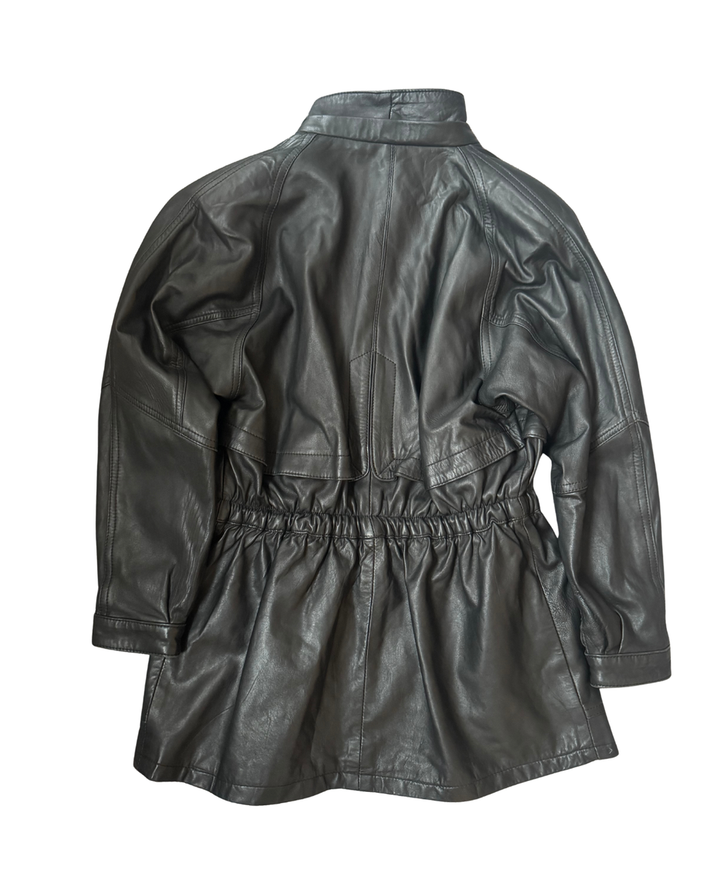 Vintage Funnel Jacket with removable hood (Black)