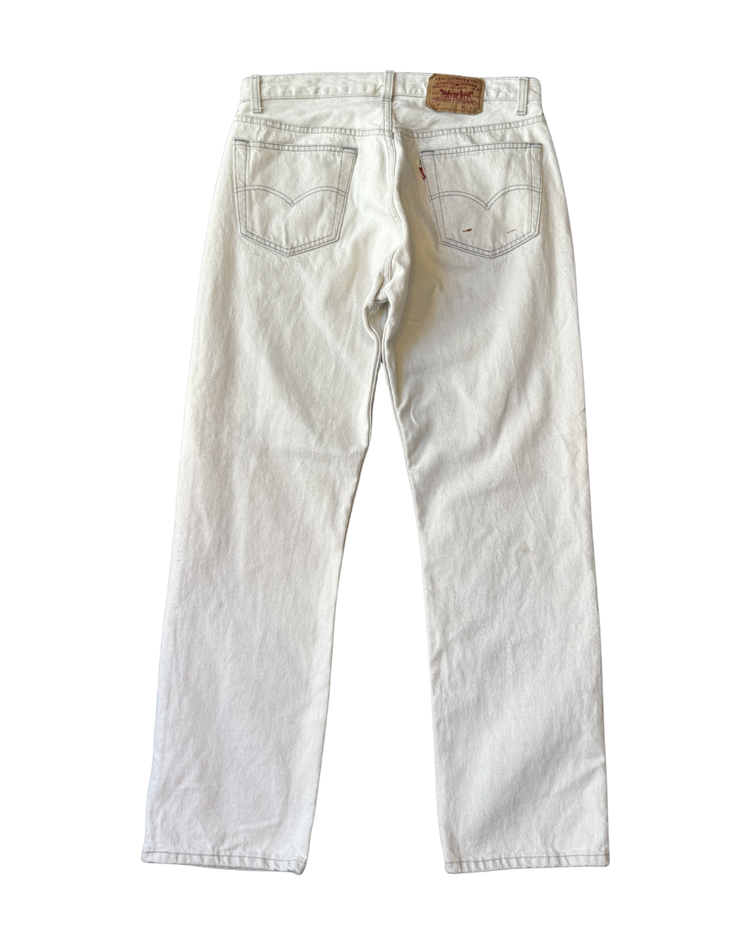 Vintage Levis 501 Off White USA: W32 L30