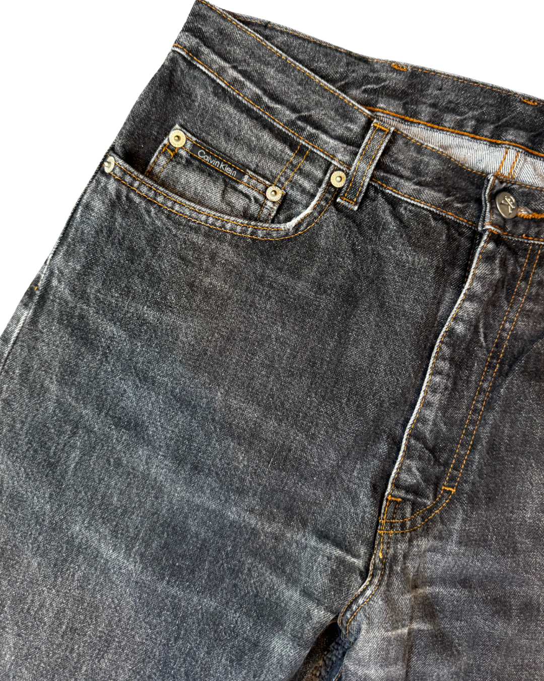Vintage Calvin Klein Straight Leg Charcoal: W31 L32.5