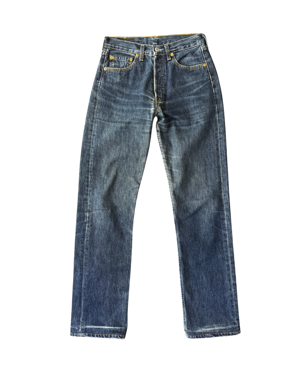 Vintage Levis 501 90s Ink Blue: W27 L30