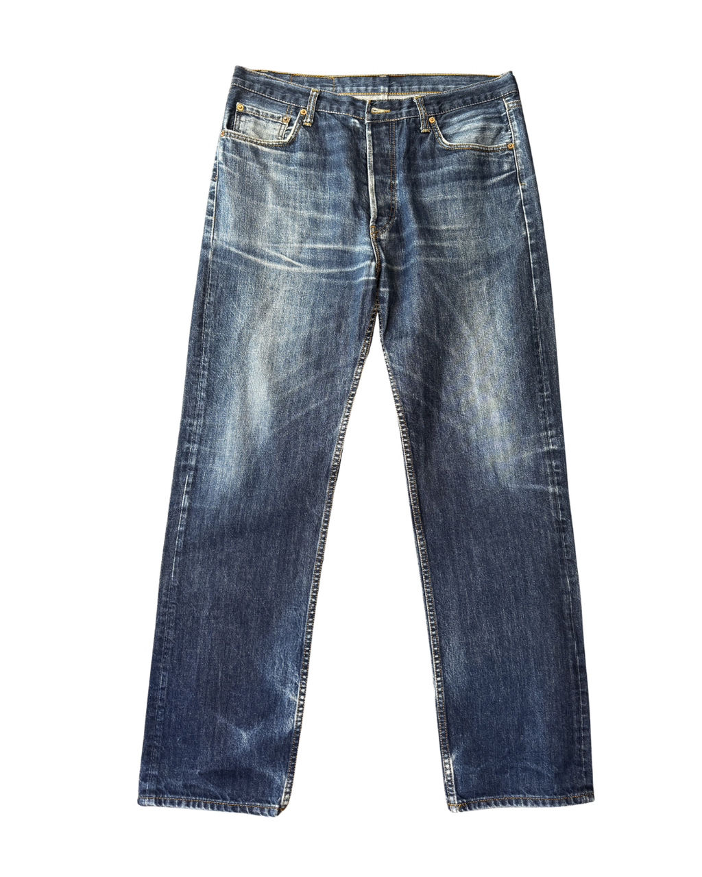 Vintage Levis 501 Dark Blue: W35 L32