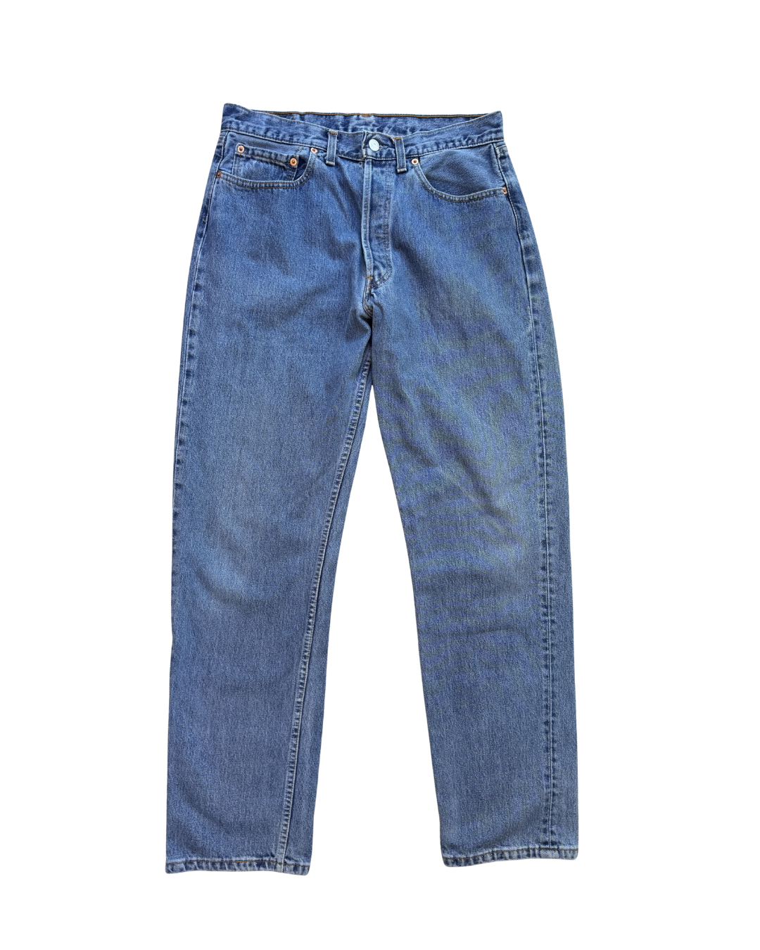 Levis 508 High Rise Mid Blue: W32 L33