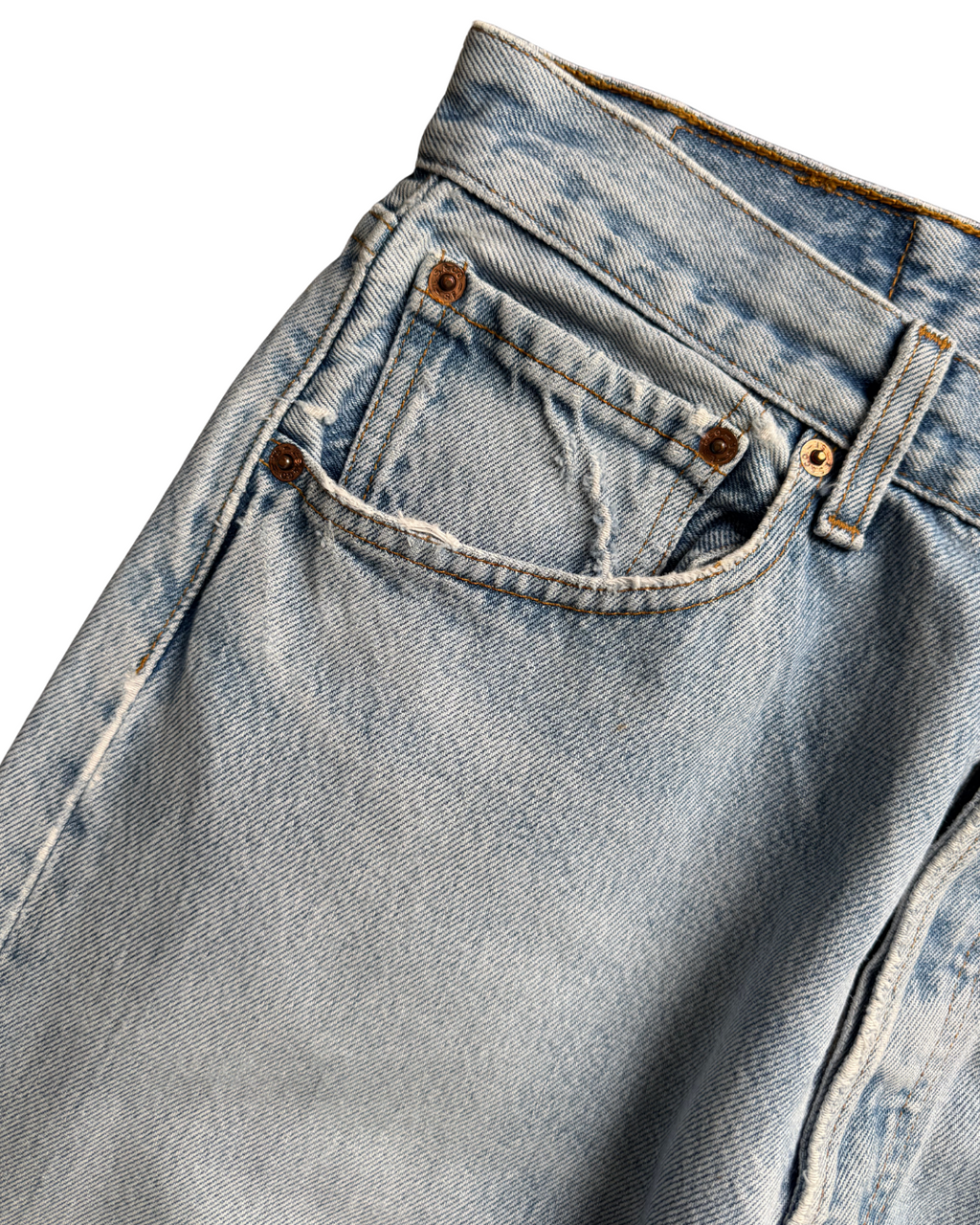 Levis 501 W31 L31.5 (Stonewash Rip)
