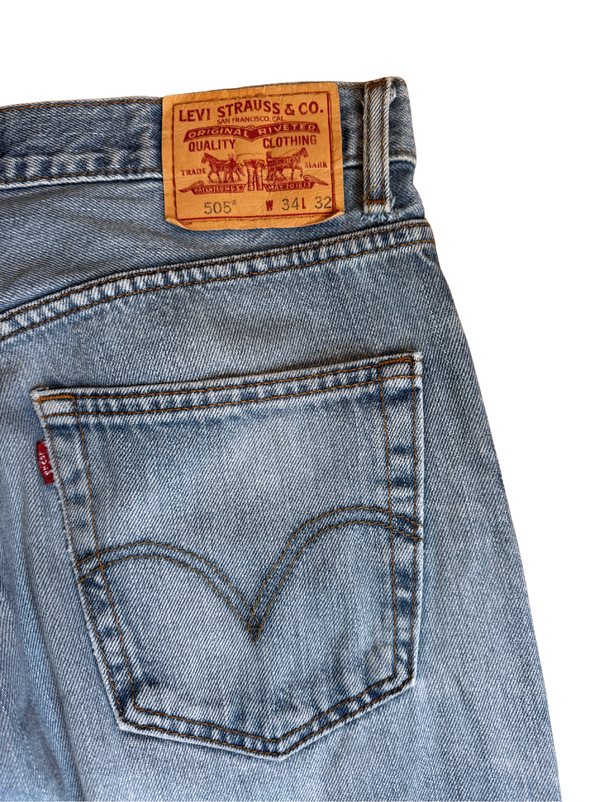 Vintage Levis 505 Stonewash: W35 L31