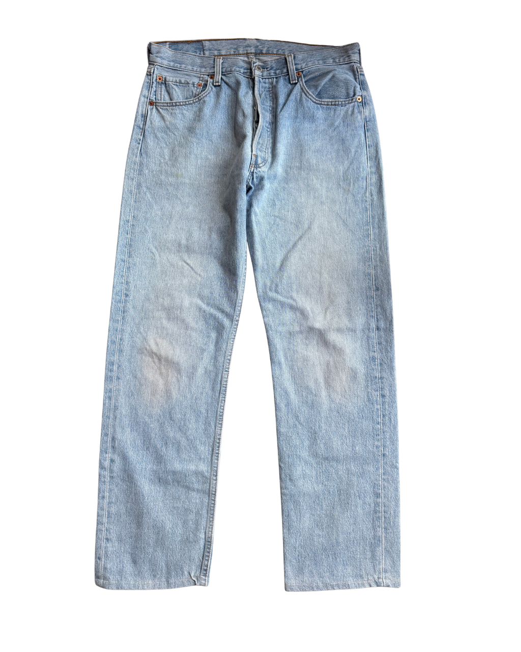 Vintage Levis 501:Bleach Stonewash (W32 L30)