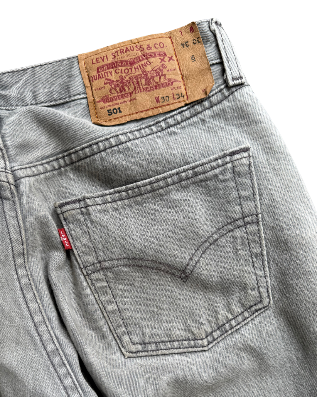 Levis 501 W30 L30 (Dove Grey)