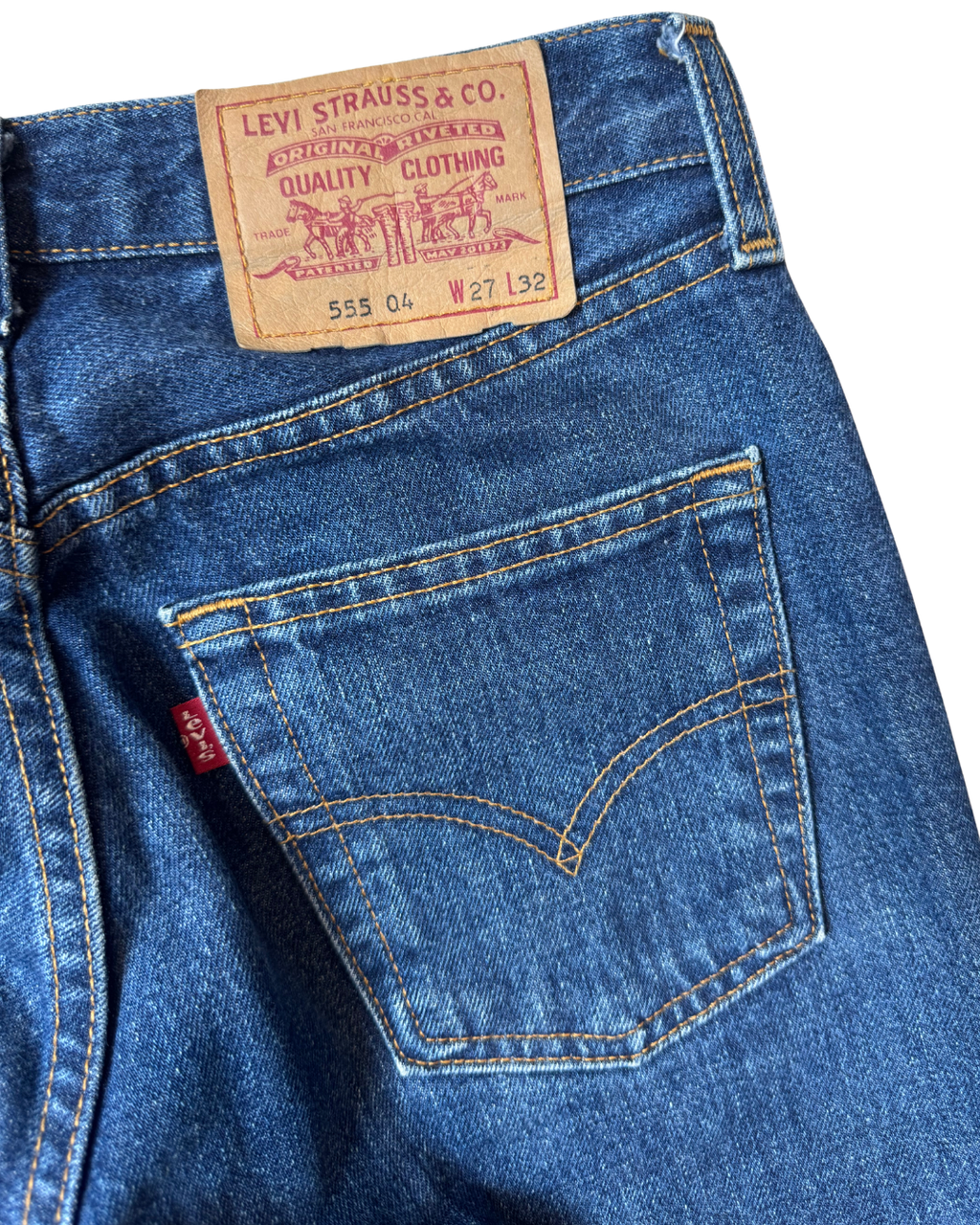 Levis 555 Slim Boot: W27 L32