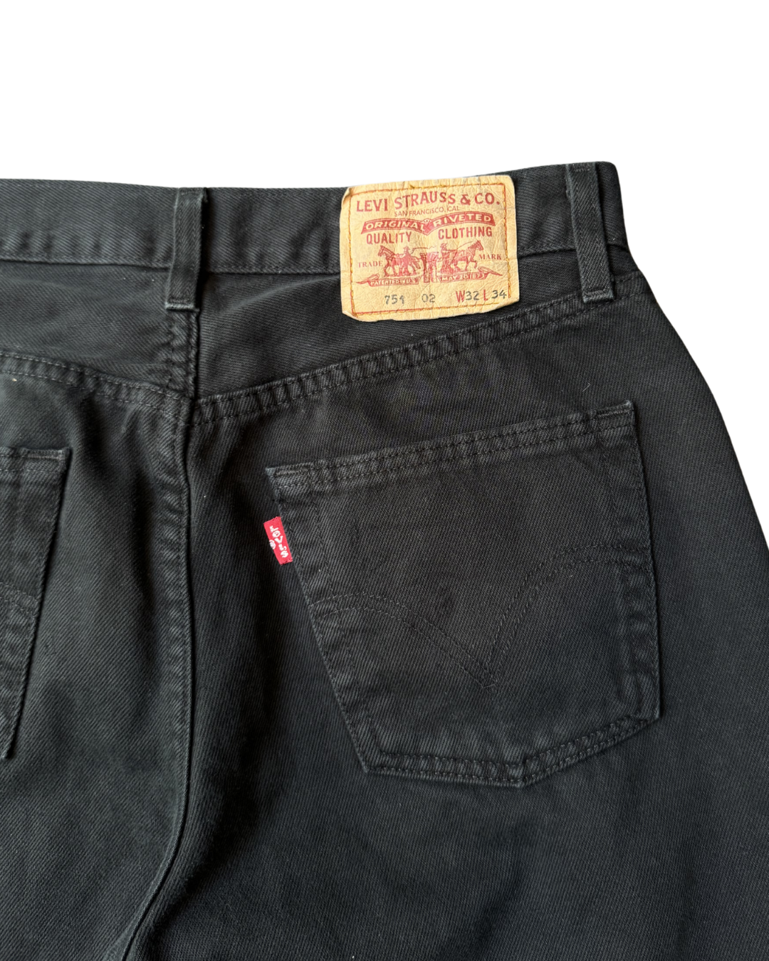 Vintage Levis 751 Black: W31 L31.5