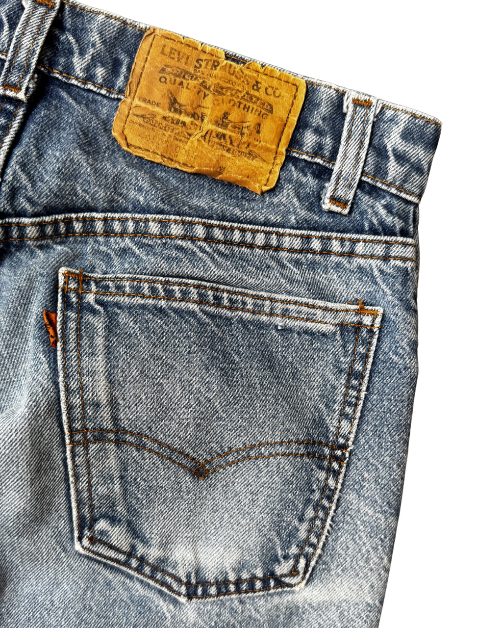 Vintage Levis 505 1976 Orange Tab: W29 L29