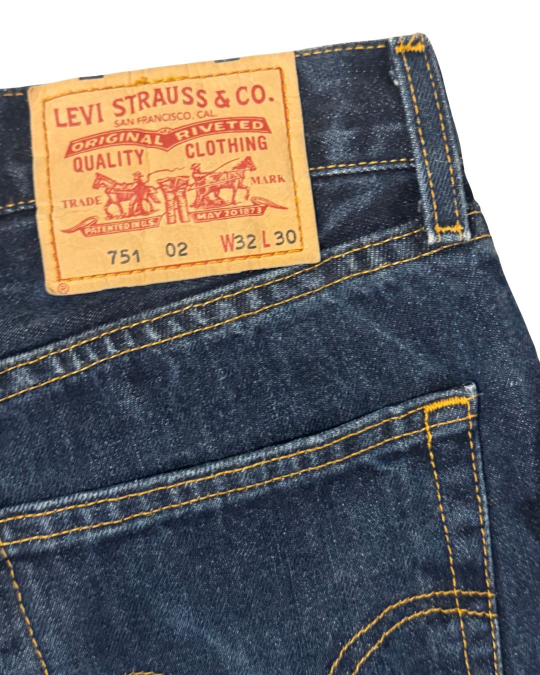 Levis 751 Straight Ink (W32 L29.5)