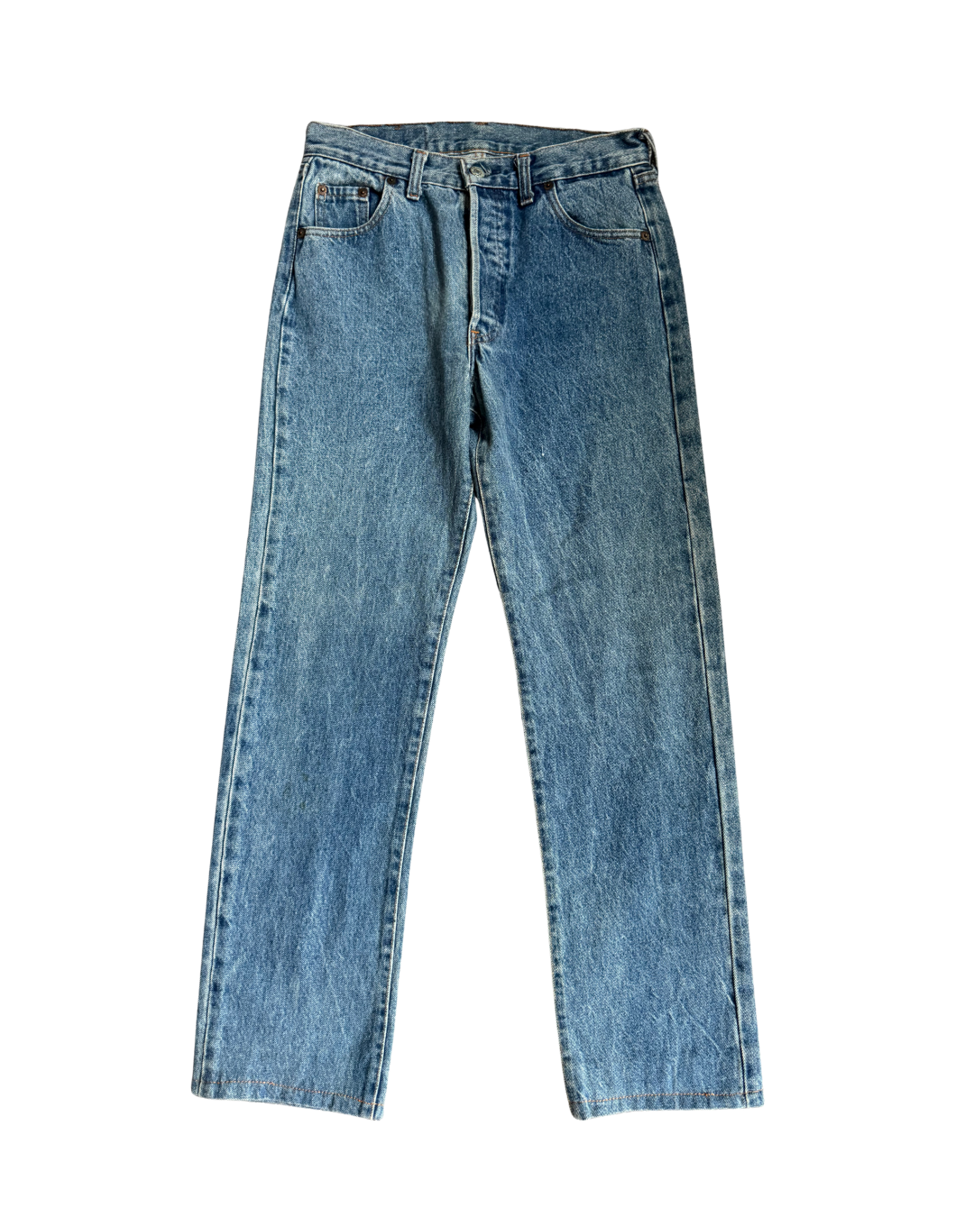 Vintage Levis 501: Mid Blue (W28 L29)