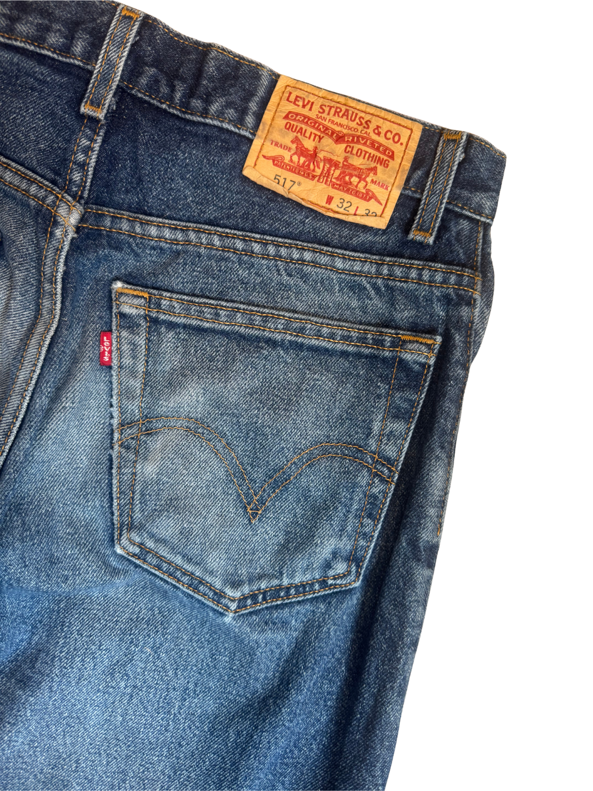 Vintage Levis 517 Mid Ink Blue : W32 L31